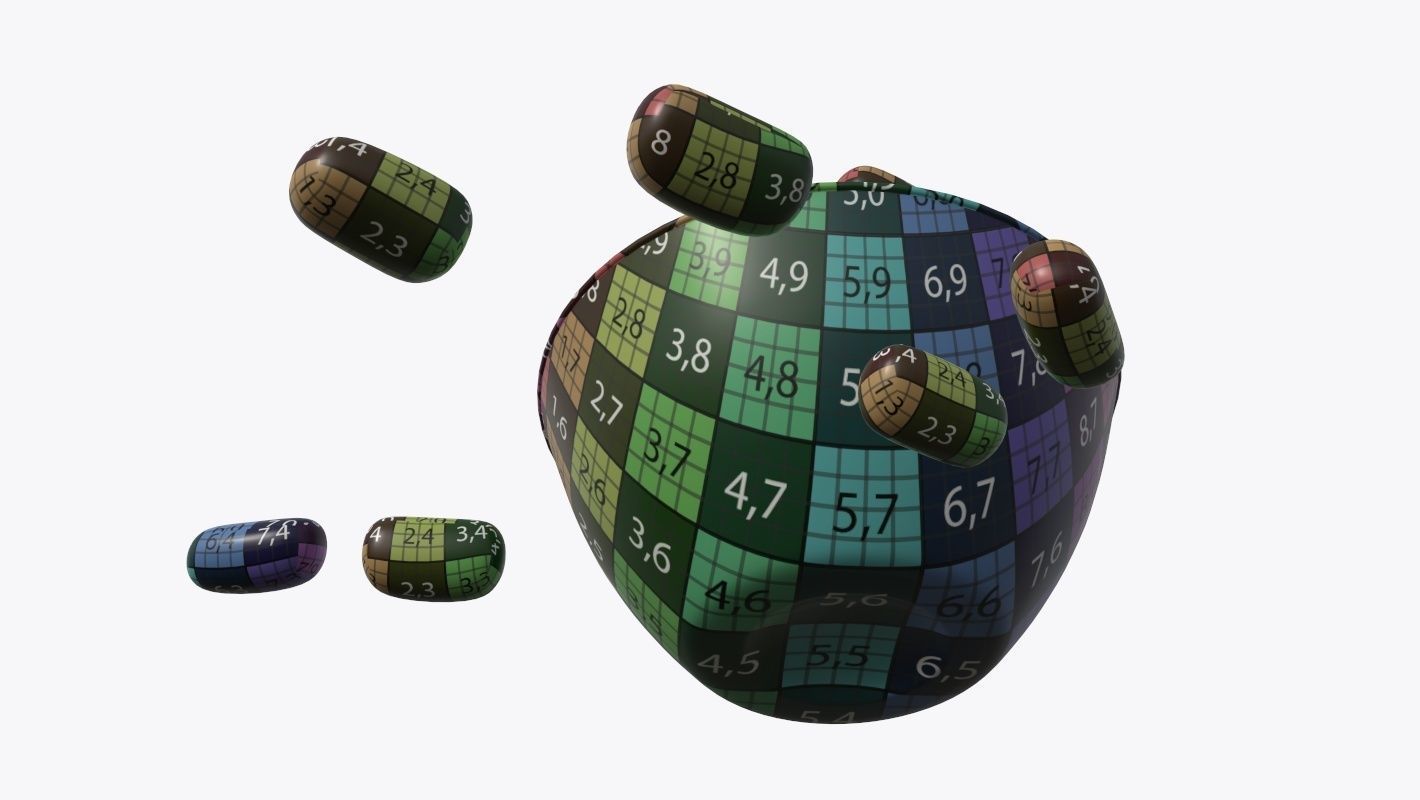 Candies snack 3D model_8