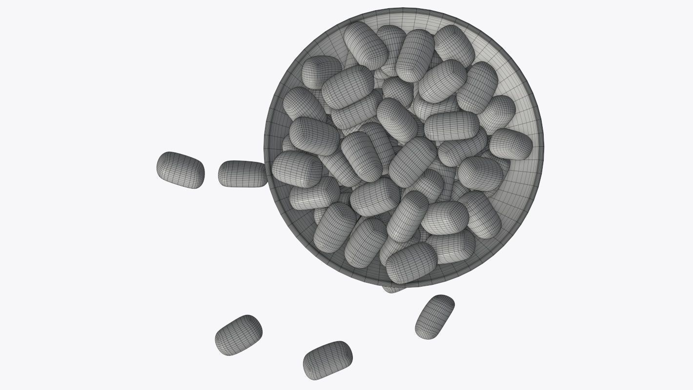 Candies snack 3D model_5