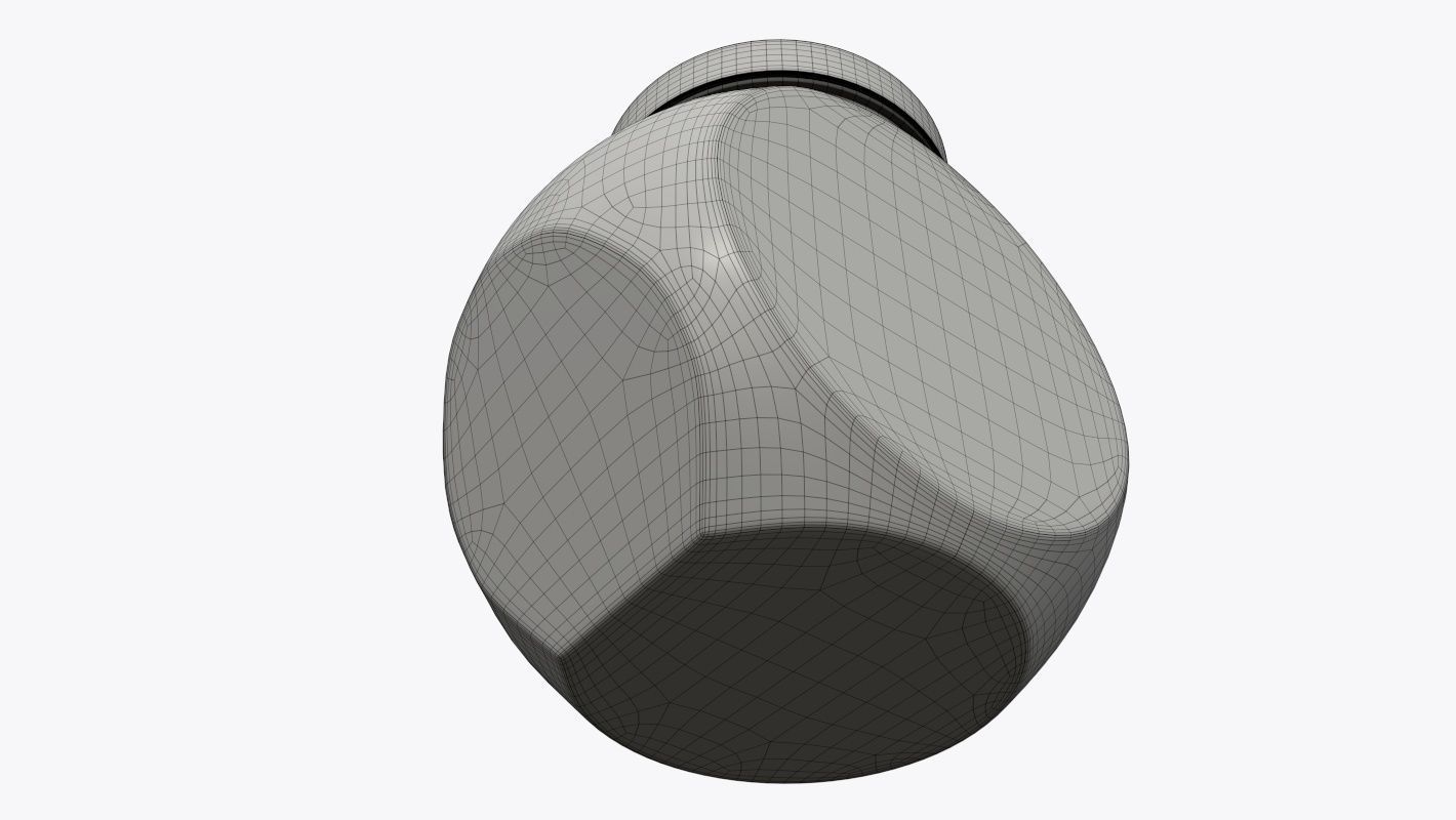 Gumballs in a jar 01 3D model_4