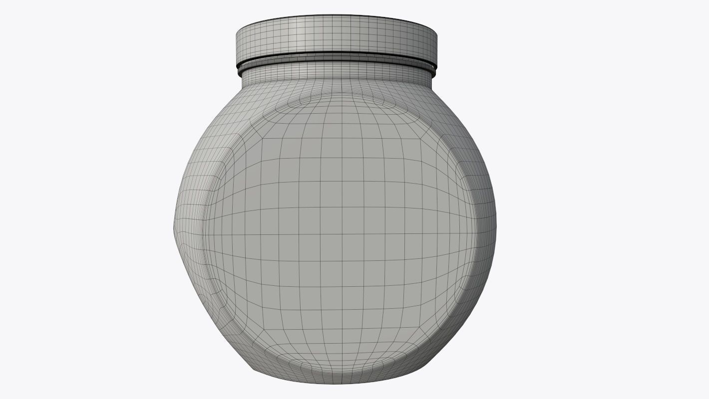 Gumballs in a jar 01 3D model_3