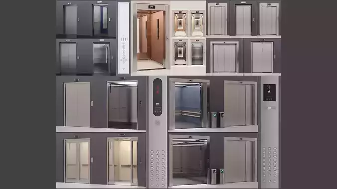 Kone Elevator Collection 3D model