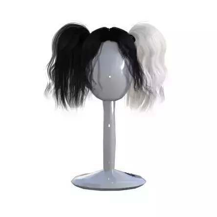 realistic hair ponytail wig