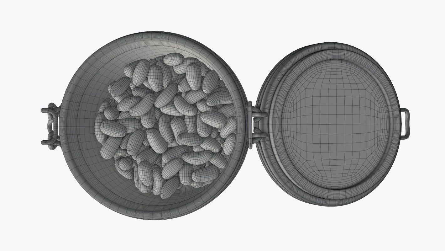Jar with jelly beans 02 3D model_5