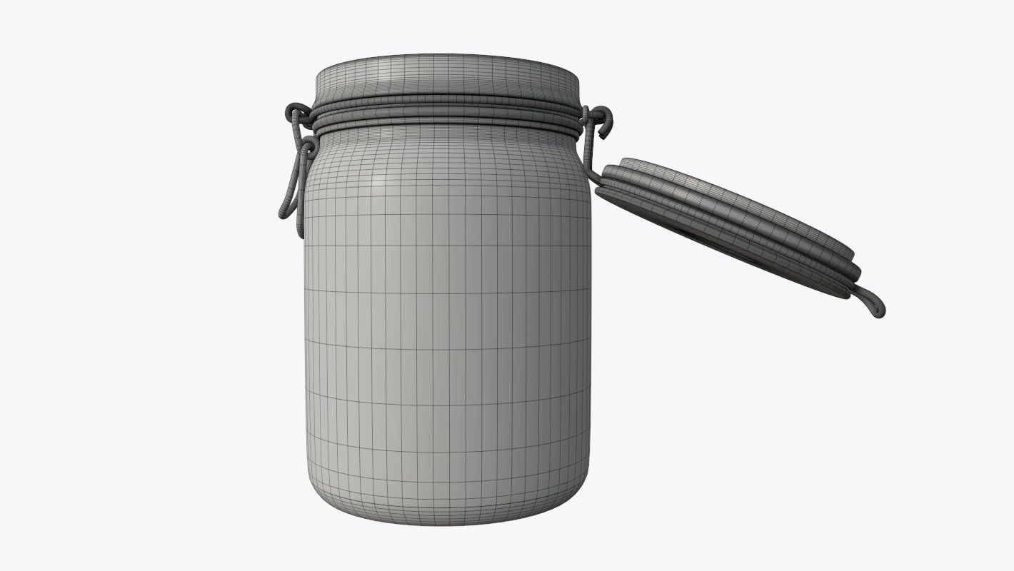Jar with jelly beans 02 3D model_3