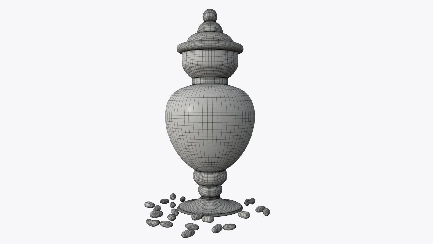 Jar with jelly beans 03 3D model_3