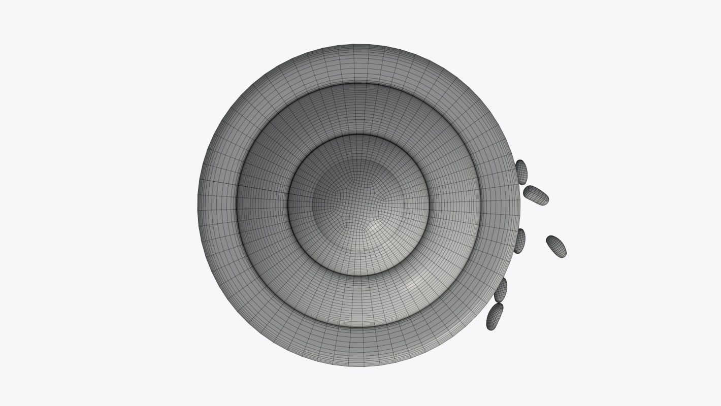 Jar with jelly beans 03 3D model_4