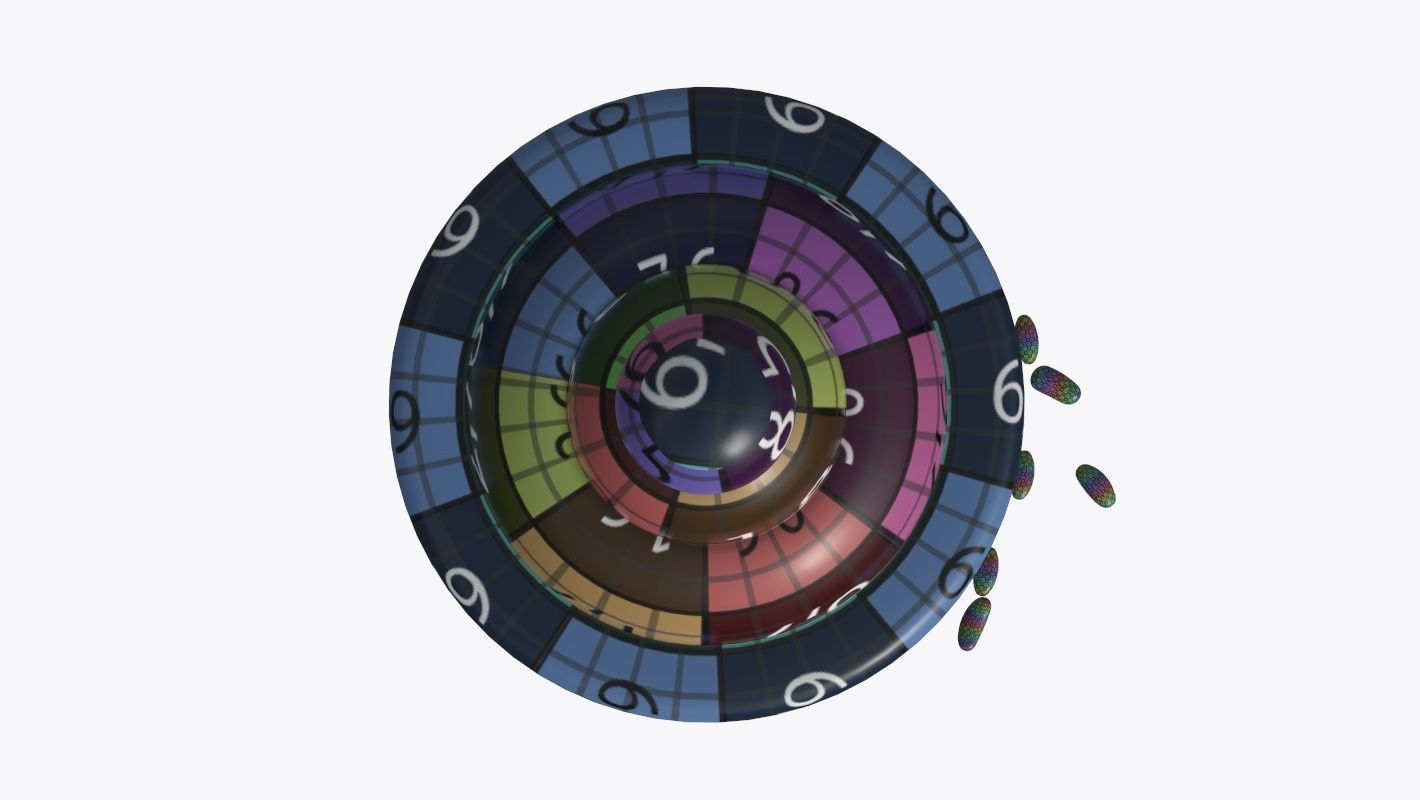 Jar with jelly beans 03 3D model_8