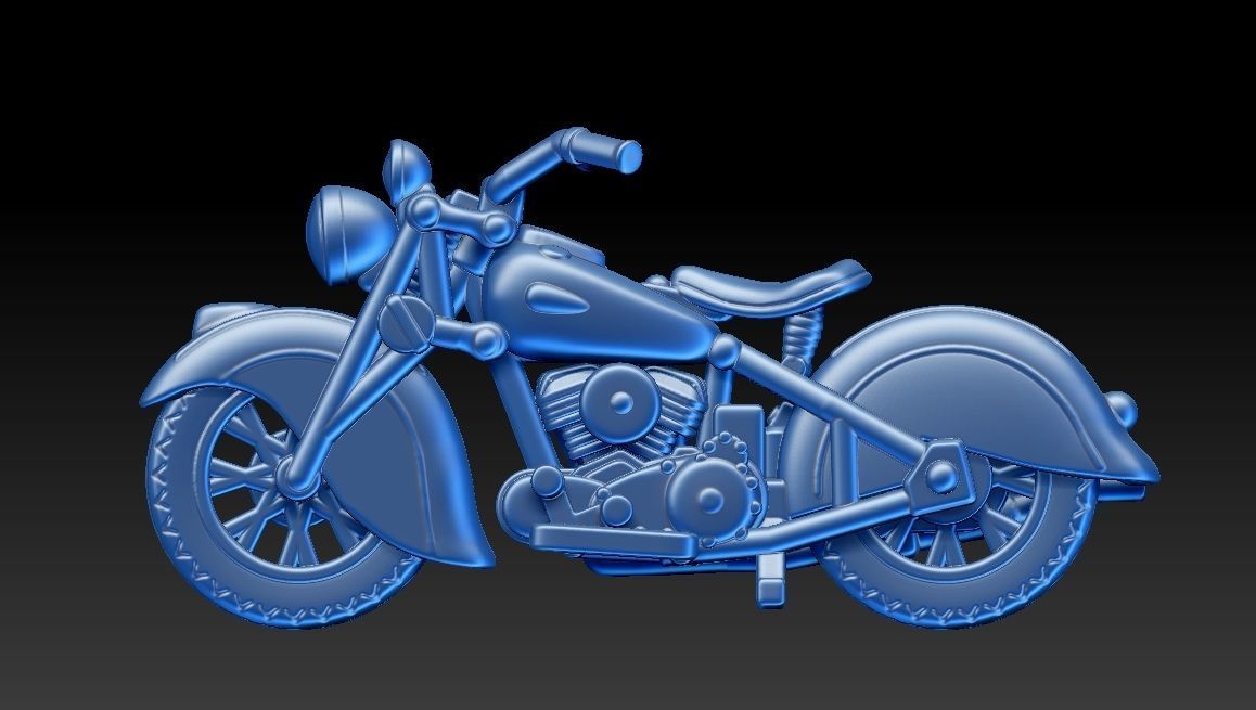 Indian Sport Scout 1941  3D print model_1