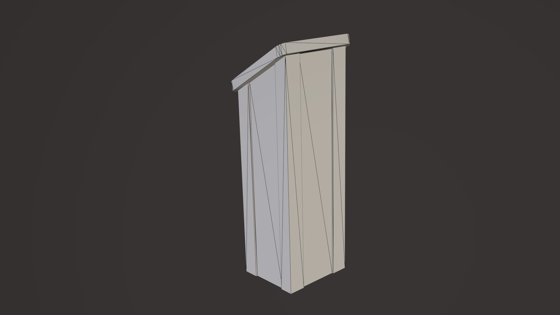 Old Church Props Low-poly 3D model_19