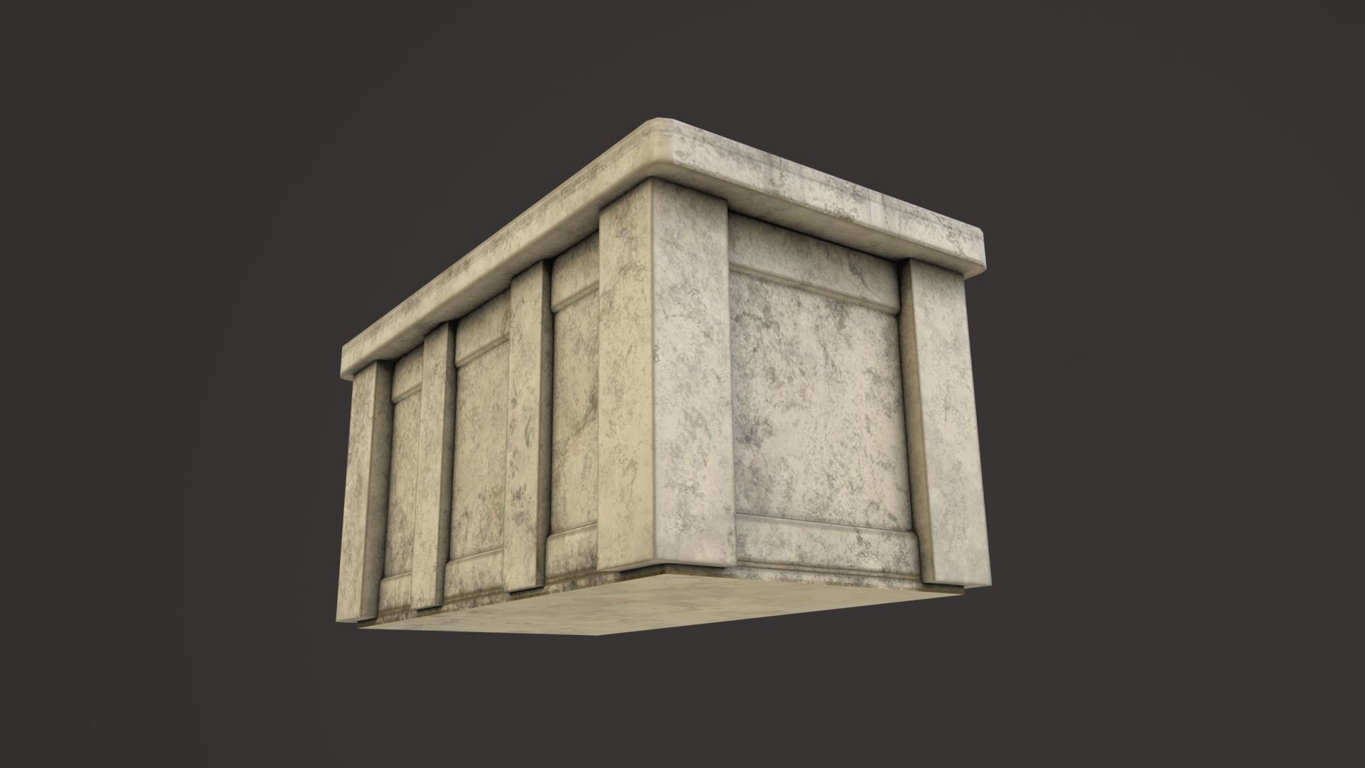 Old Church Props Low-poly 3D model_27