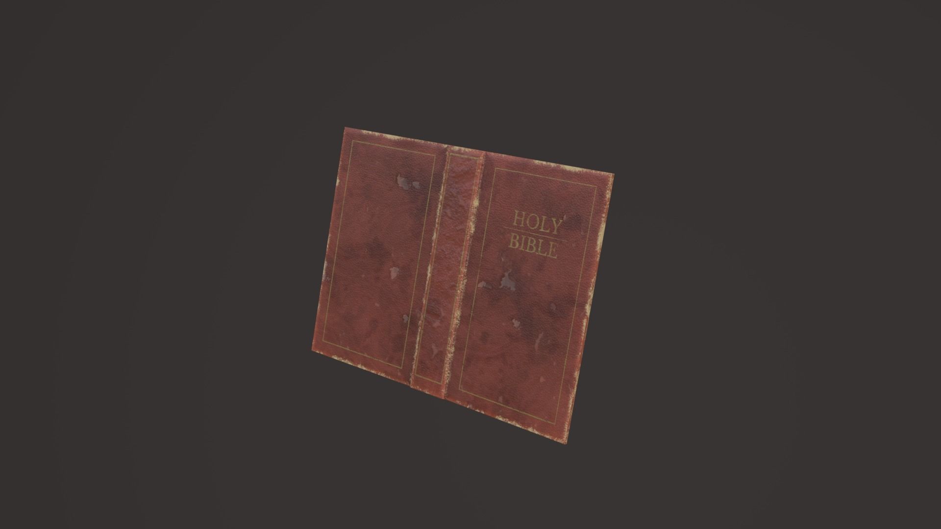Old Church Props Low-poly 3D model_37
