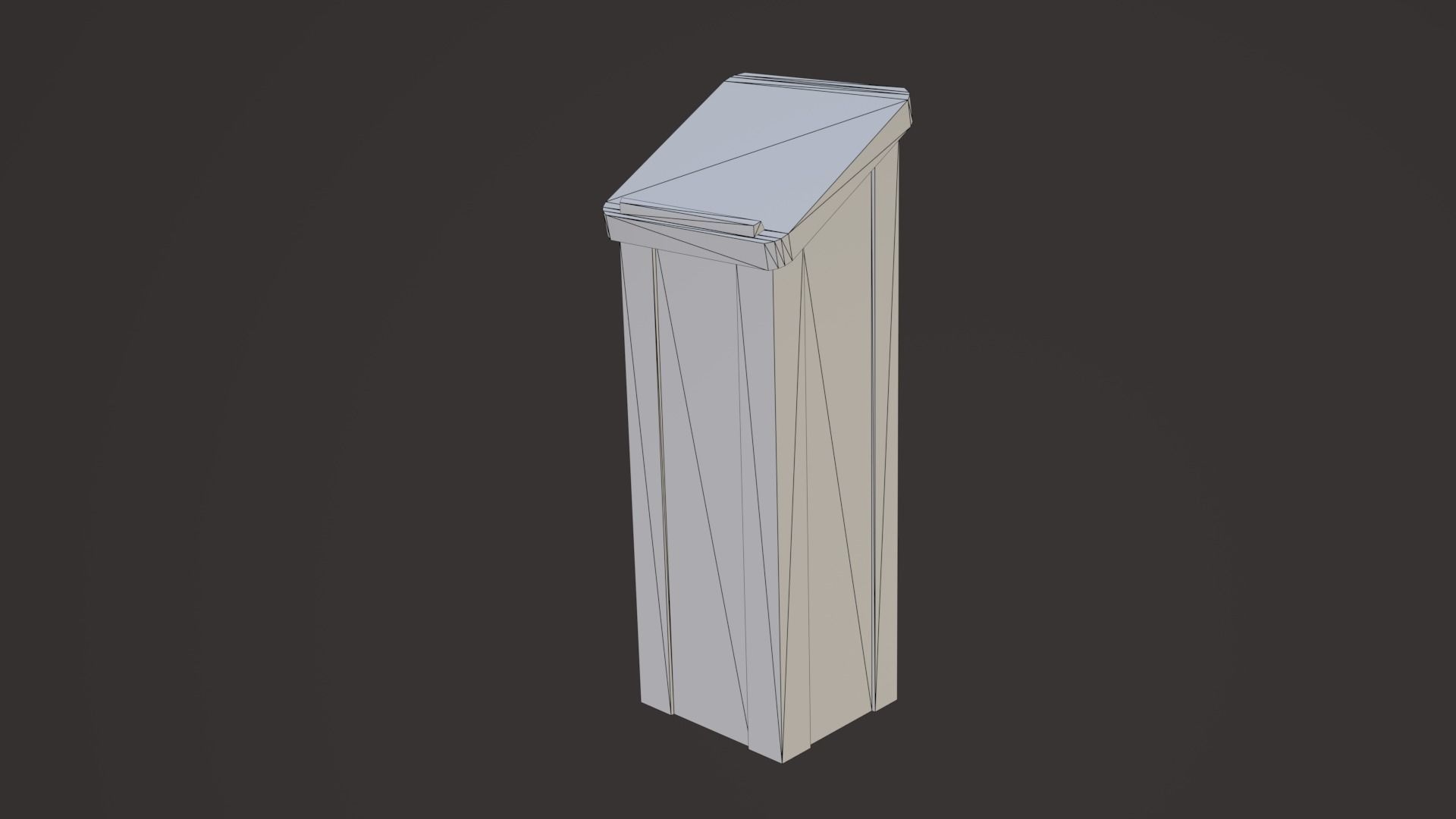 Old Church Props Low-poly 3D model_22