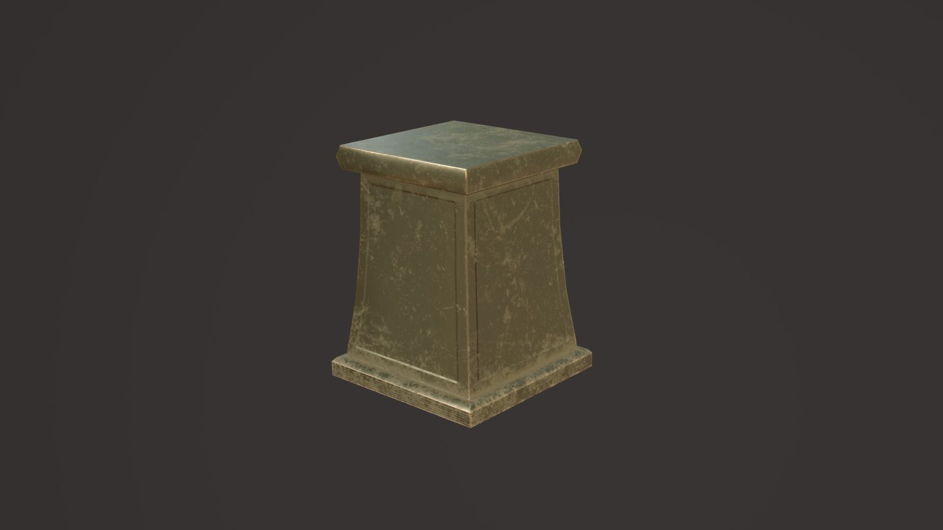 Old Church Props Low-poly 3D model_42