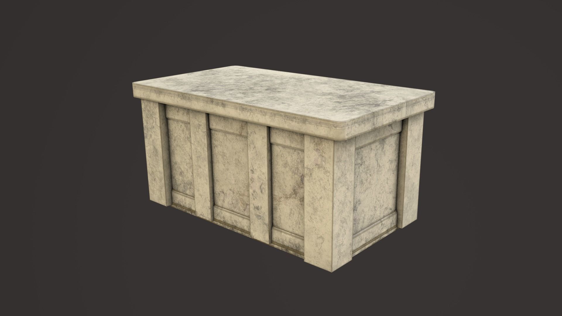 Old Church Props Low-poly 3D model_24