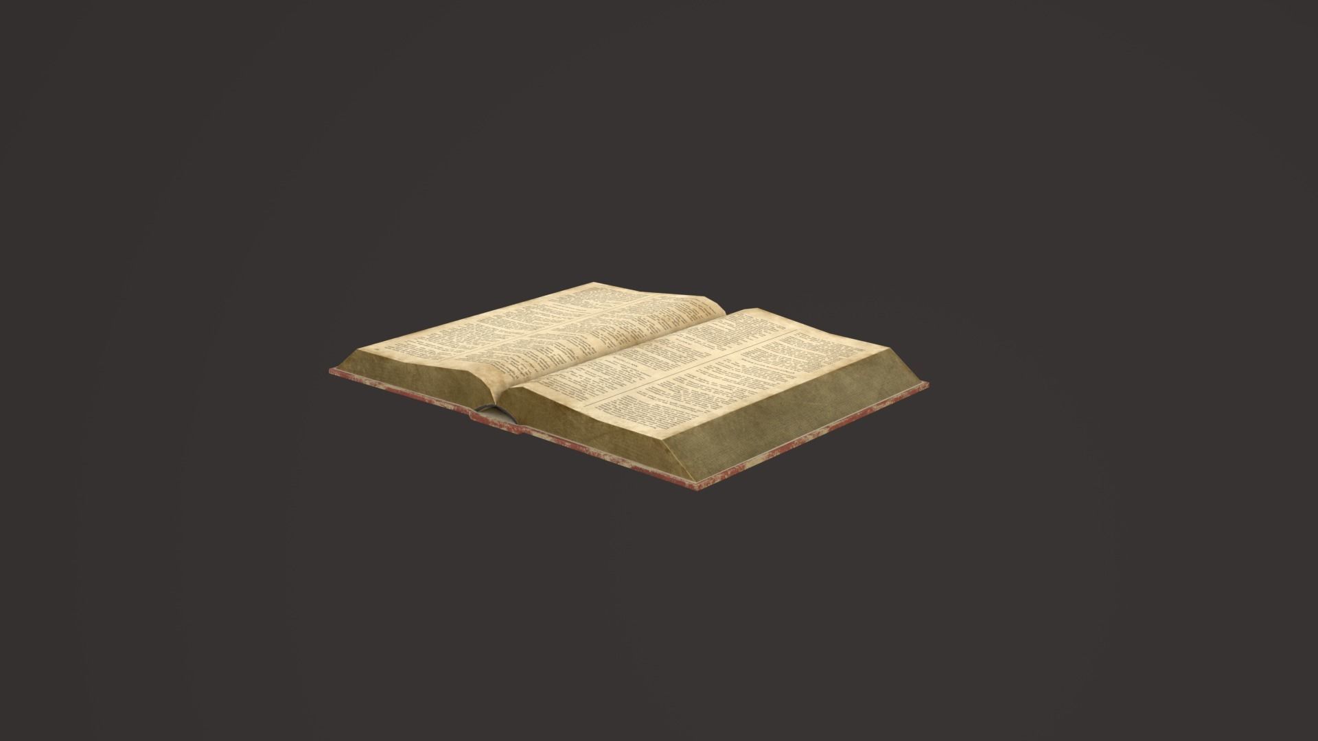 Old Church Props Low-poly 3D model_39