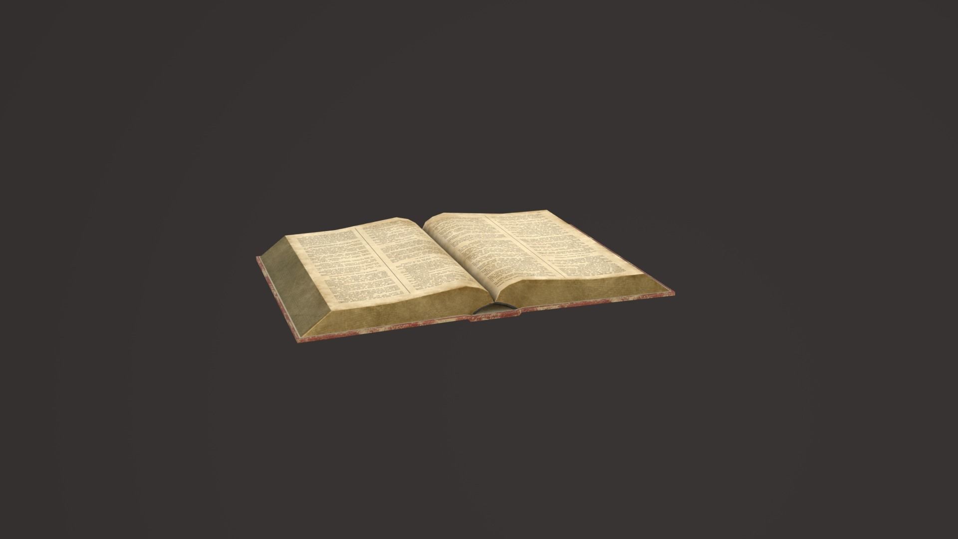 Old Church Props Low-poly 3D model_35