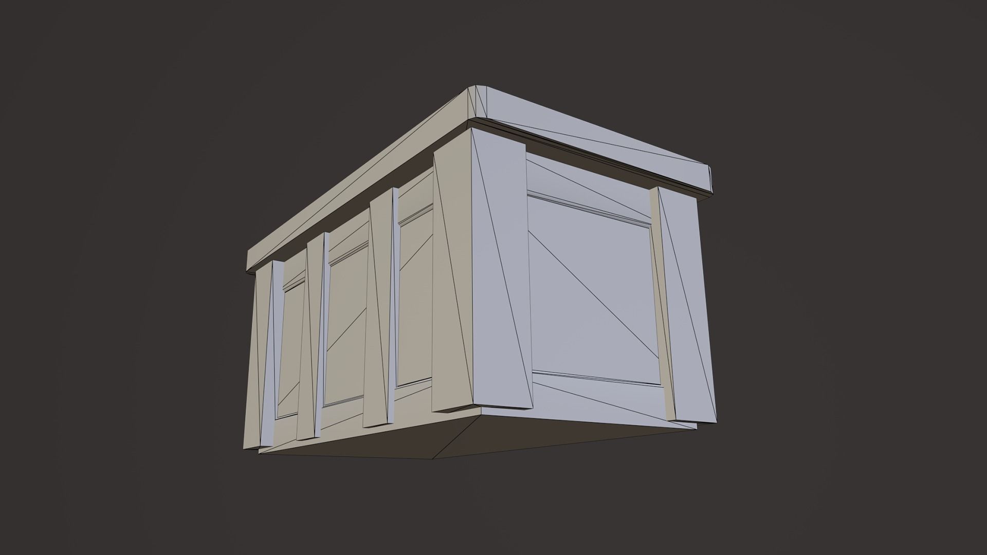 Old Church Props Low-poly 3D model_28