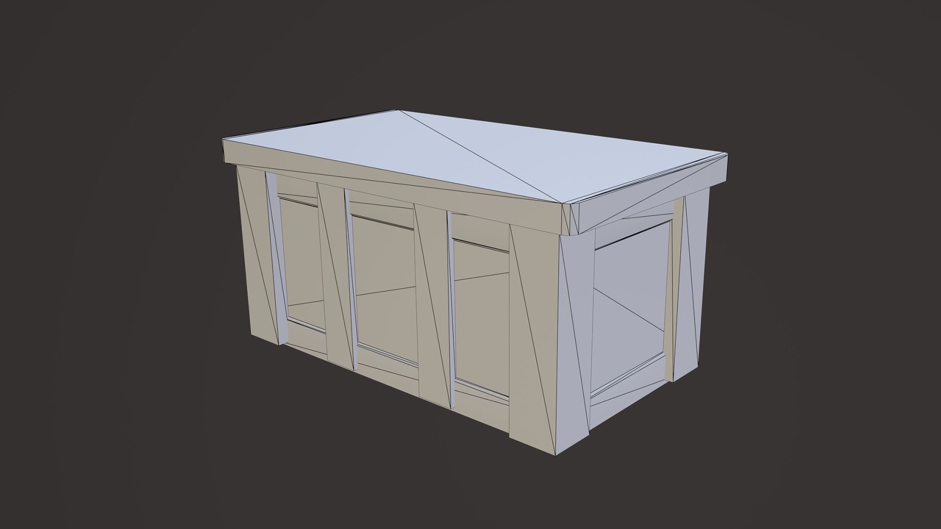 Old Church Props Low-poly 3D model_25