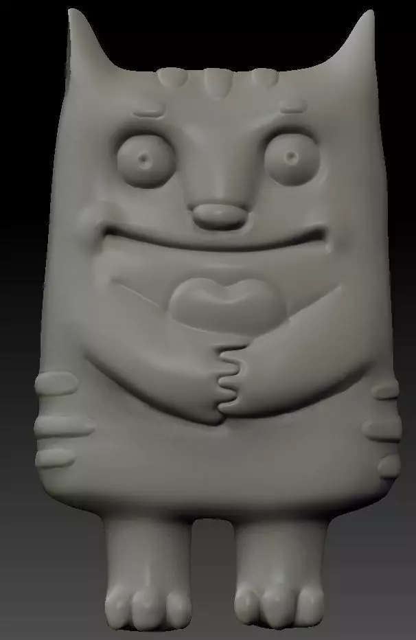 cat lover 3D print model
