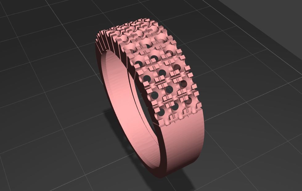 Ring Gems 3D print model 3D print model_5