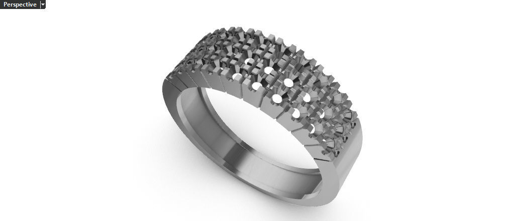 Ring Gems 3D print model 3D print model_2