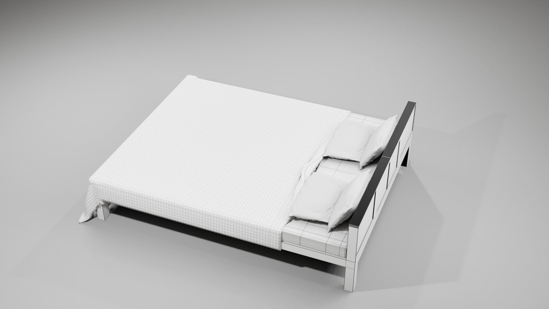 Cot and Bed  3D model_23