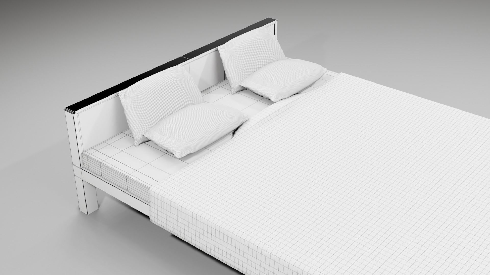 Cot and Bed  3D model_18
