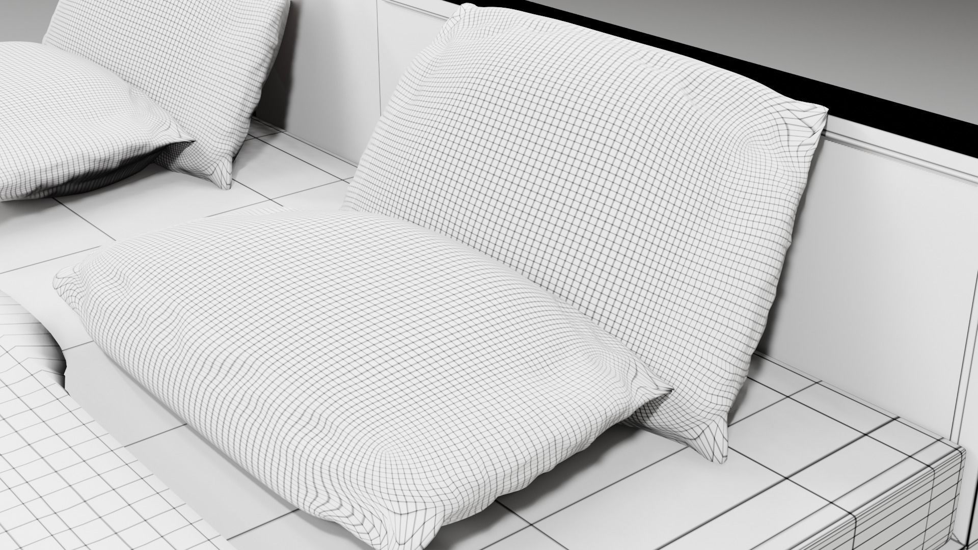 Cot and Bed  3D model_20