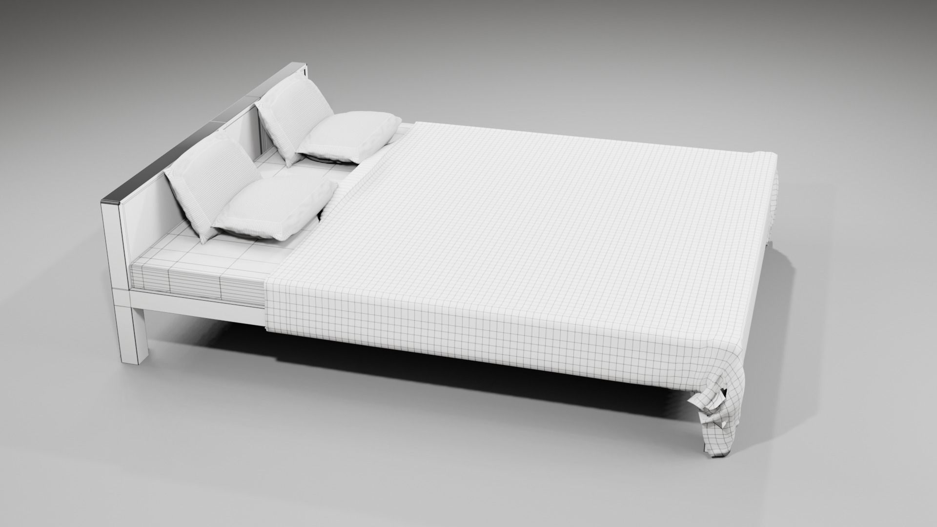 Cot and Bed  3D model_21