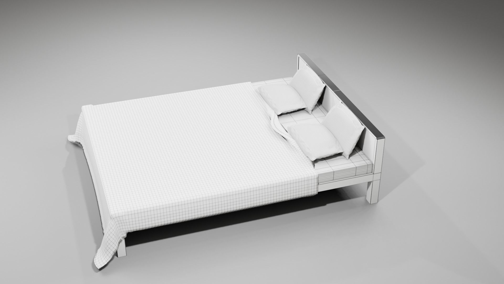 Cot and Bed  3D model_14