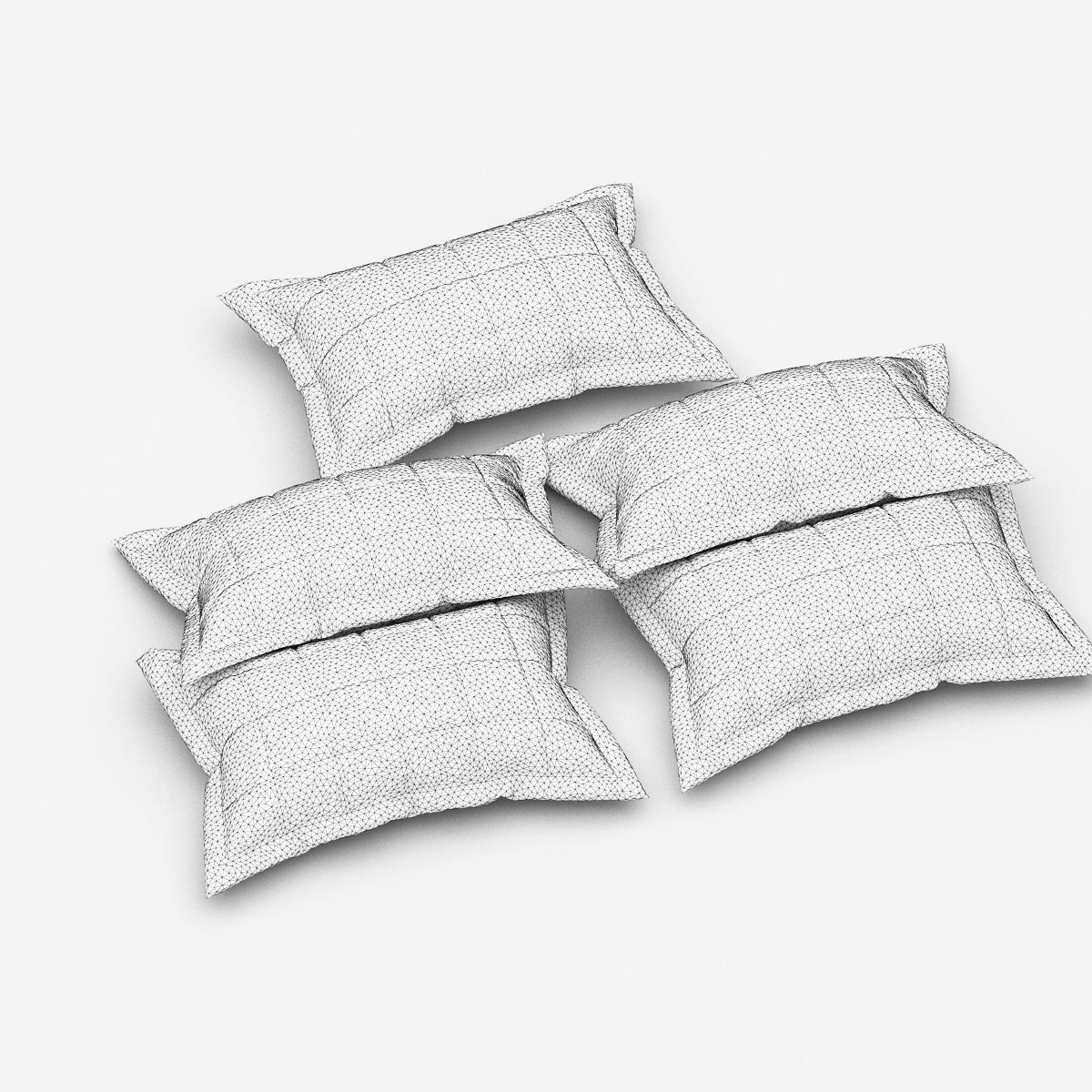 Pillows collection 40 3D model_9