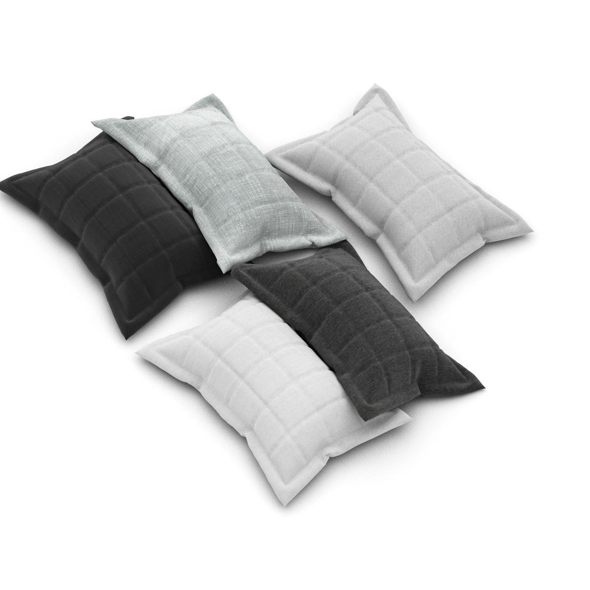 Pillows collection 40 3D model_3