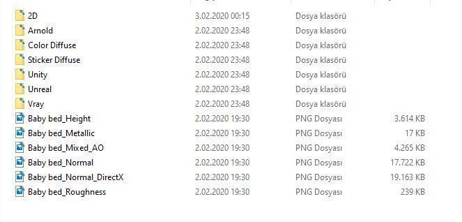 Baby Bed 3D model_34