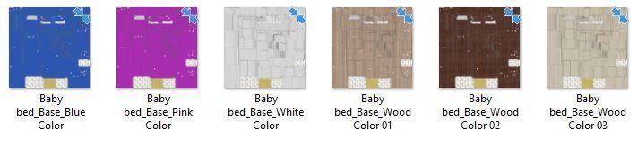 Baby Bed 3D model_35