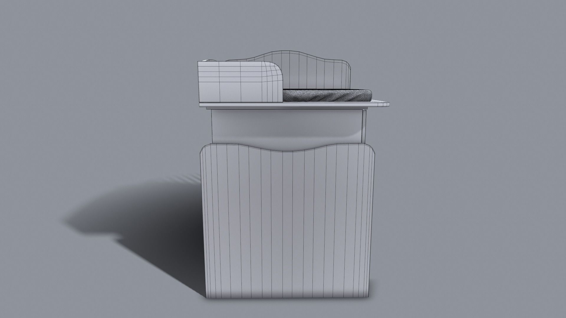 Baby Bed 3D model_22