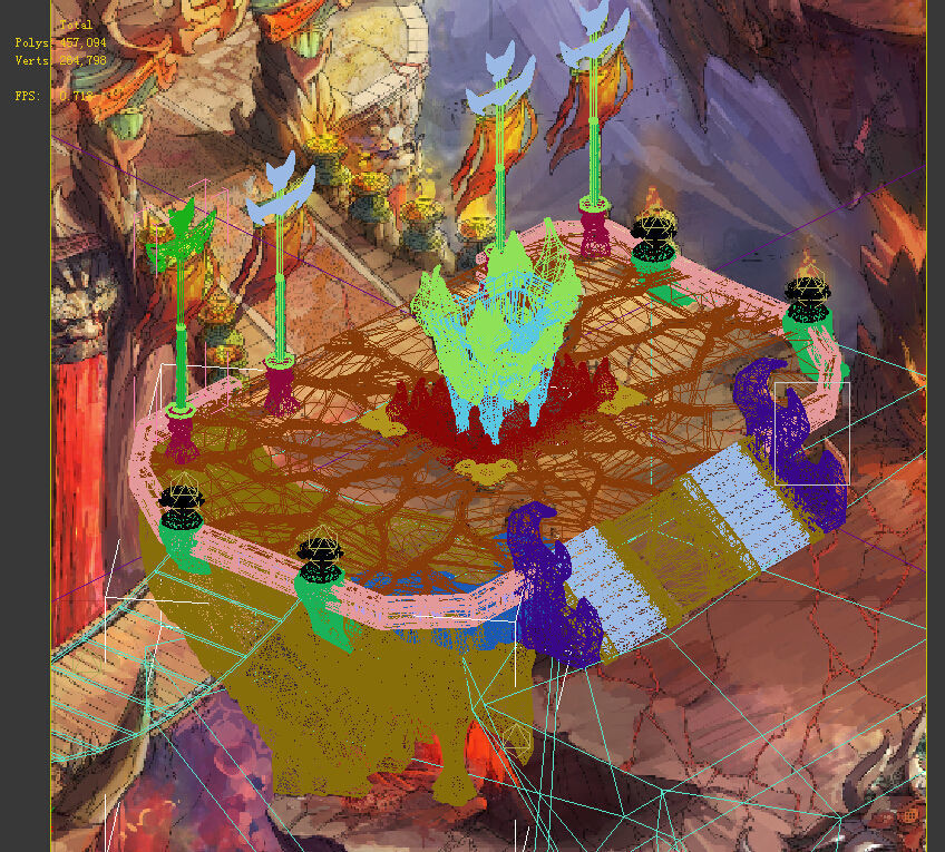 t on cliff religion Zoroastrianism Great Altar 01 3D model_1