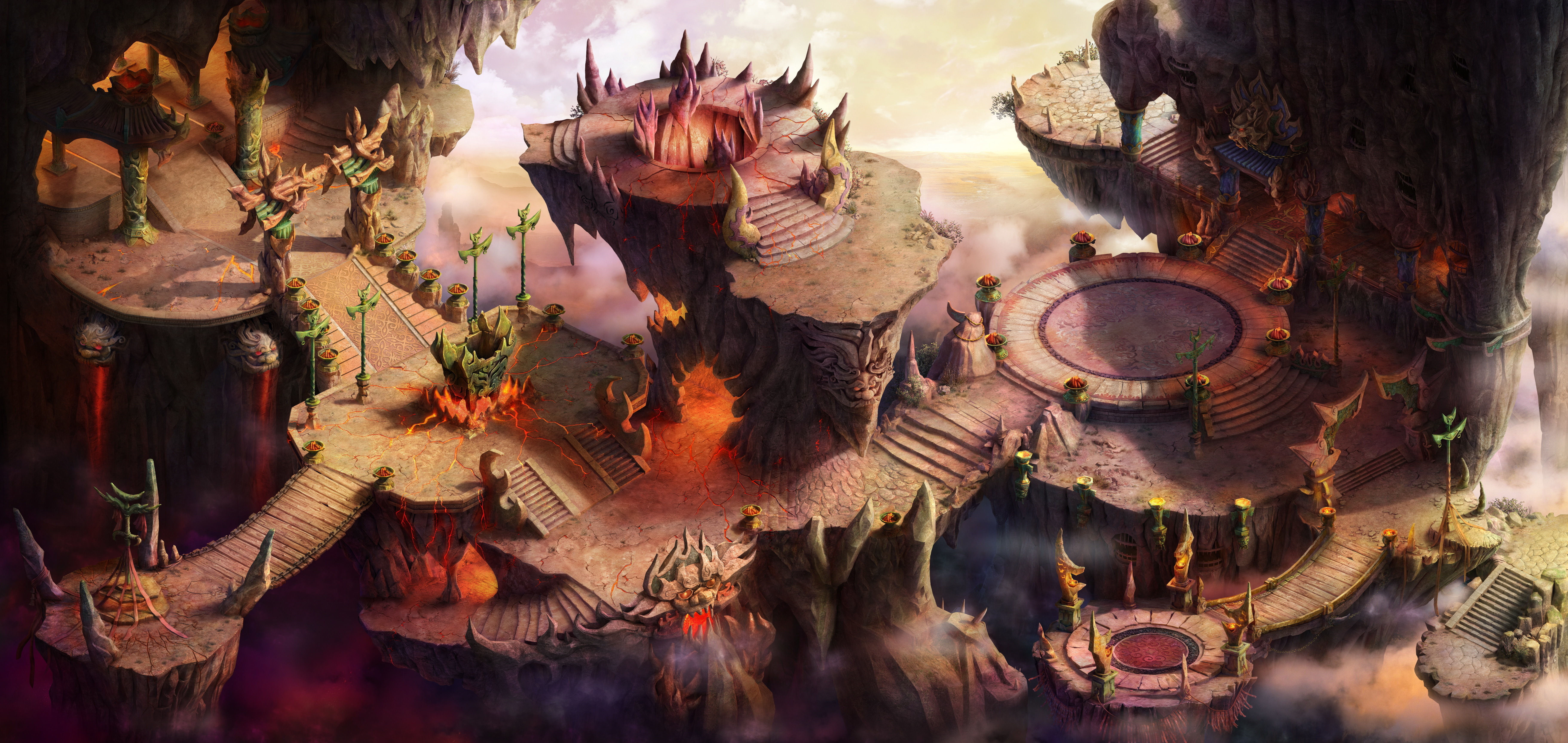 t on cliff religion Zoroastrianism Great Altar 01 3D model_5