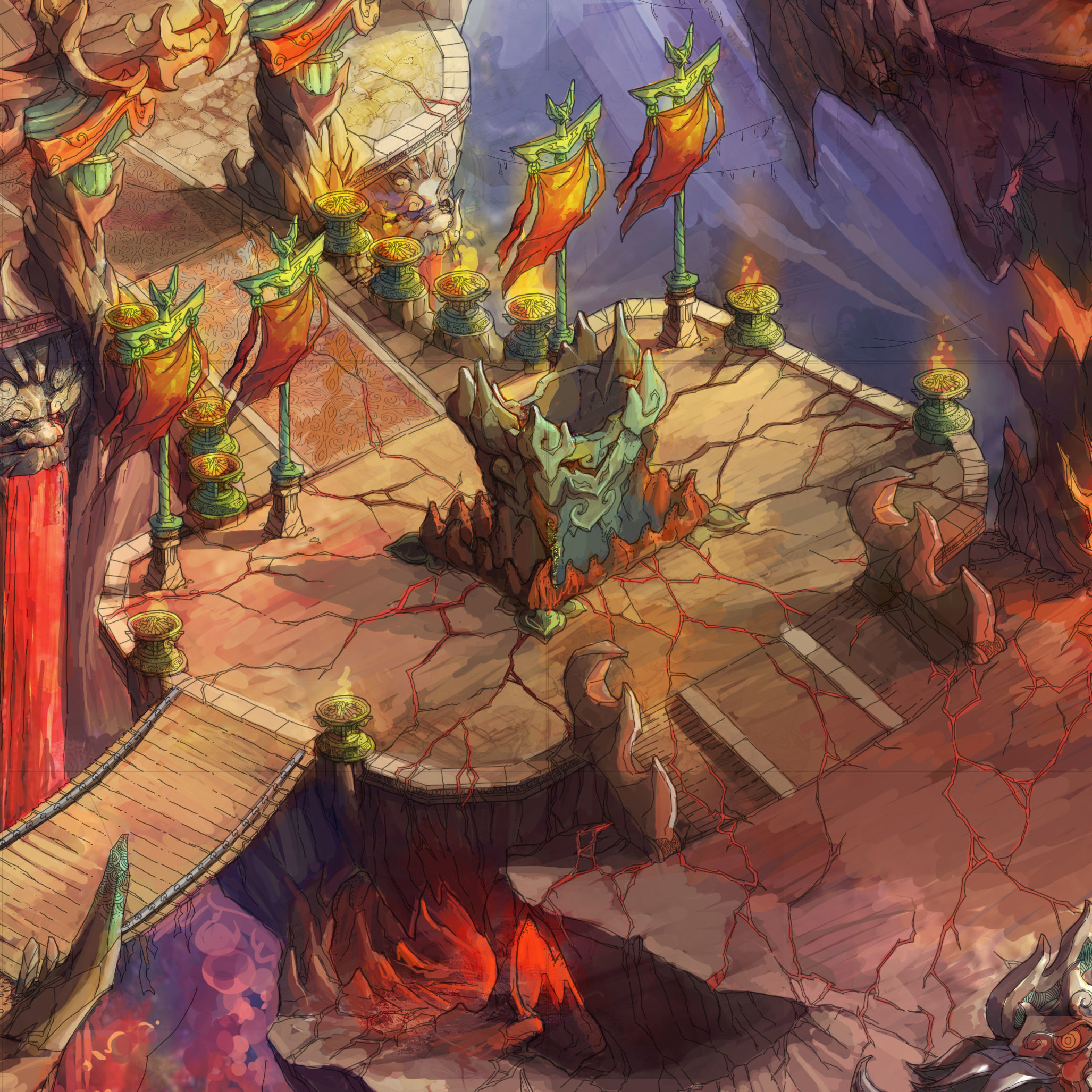 t on cliff religion Zoroastrianism Great Altar 01 3D model_2