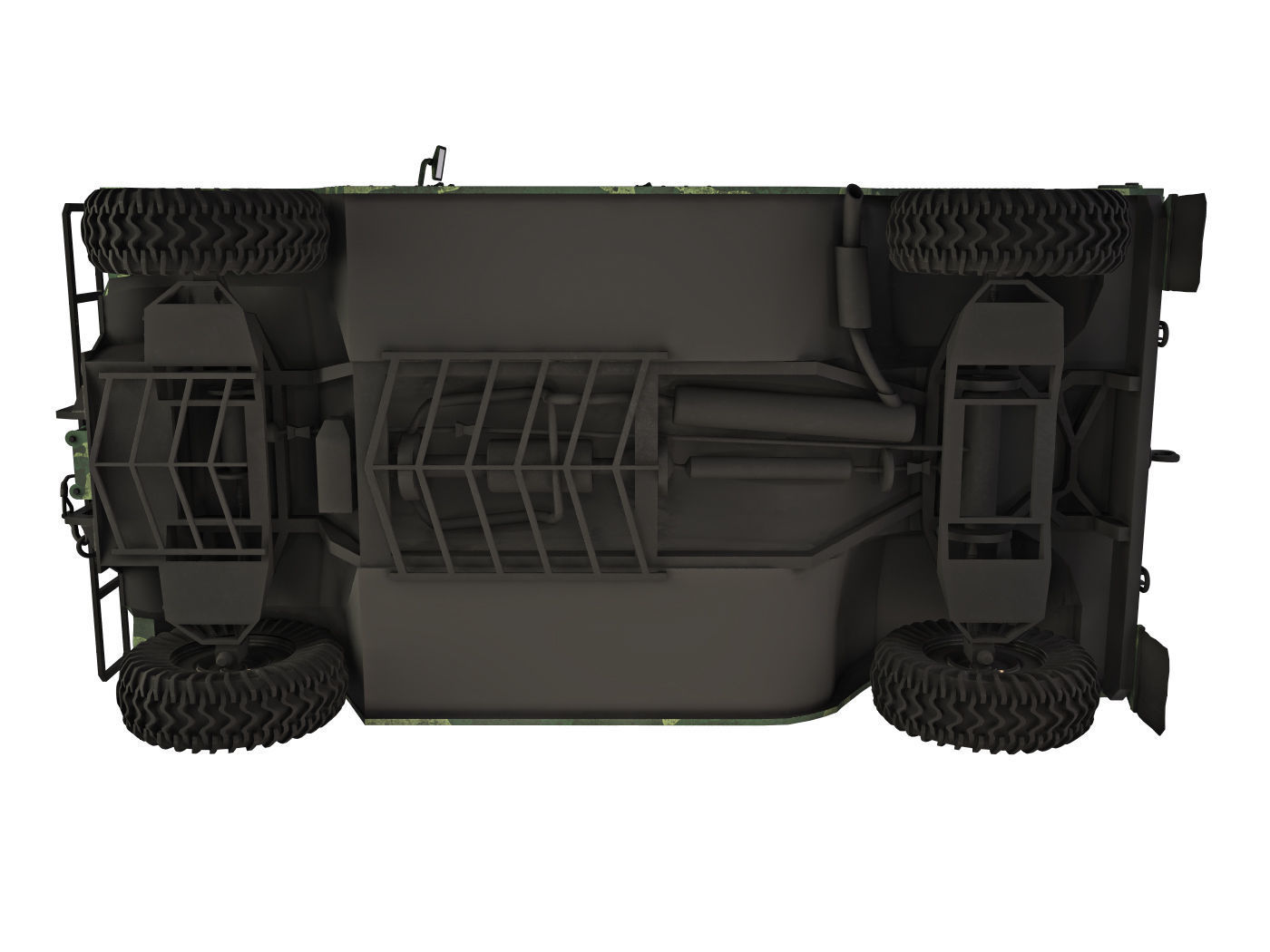 Humvee Military M1151 3D model_9