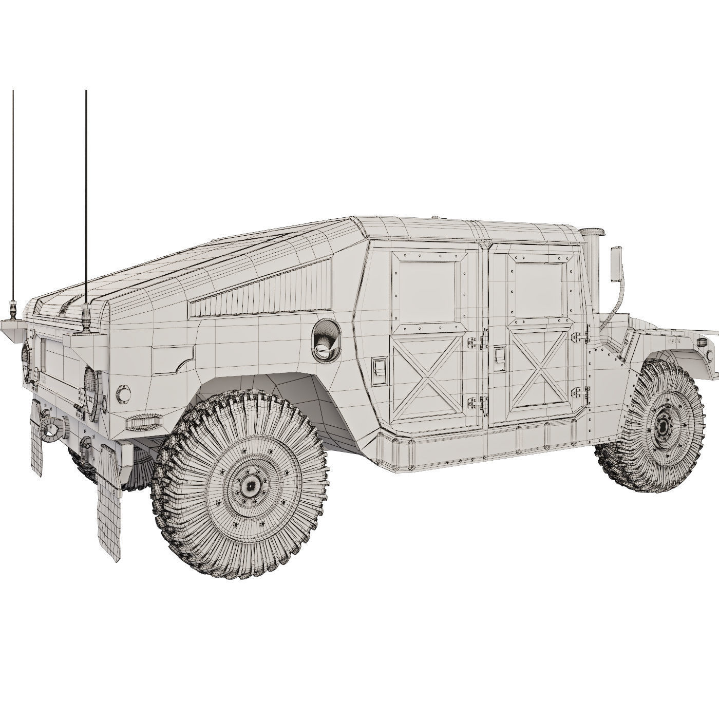 Humvee Military M1151 3D model_20