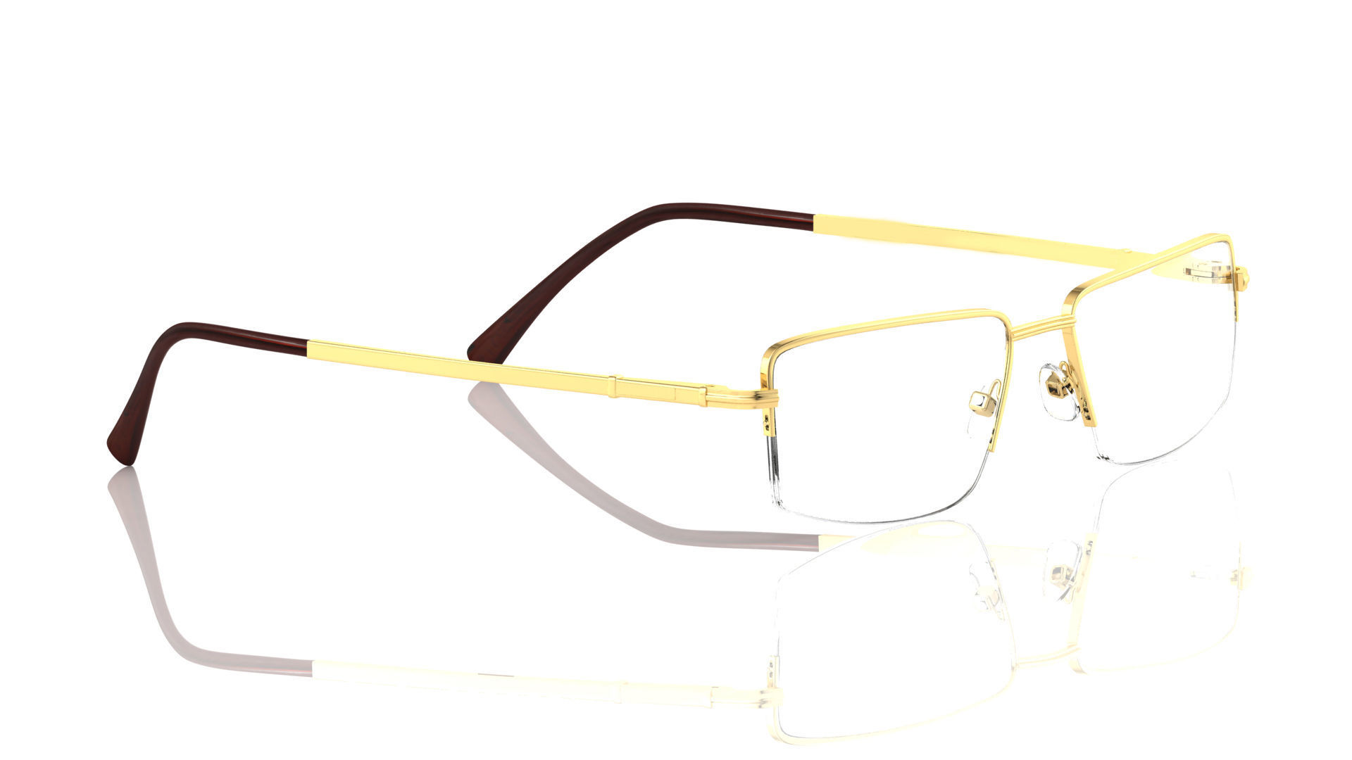 Eyeglasses for Men and Women 3D print model_3