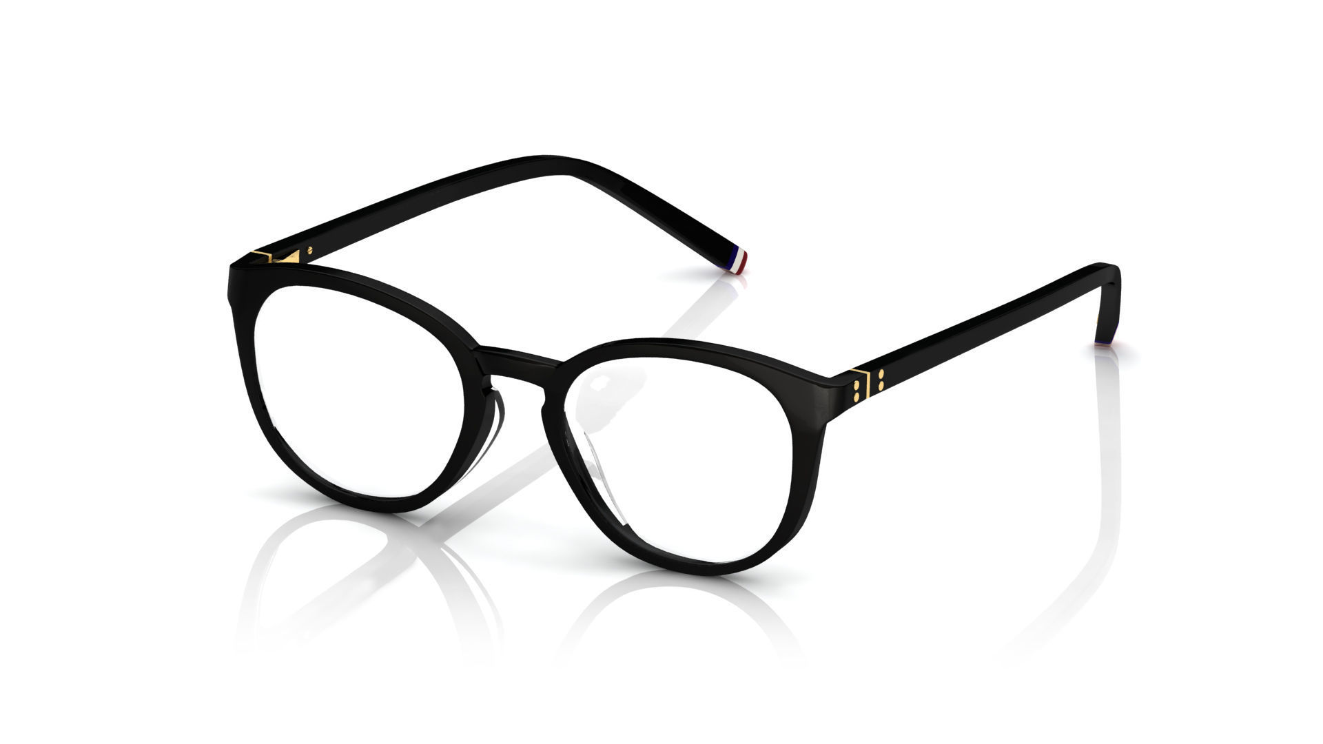 Eyeglasses for Men and Women 3D print model_1