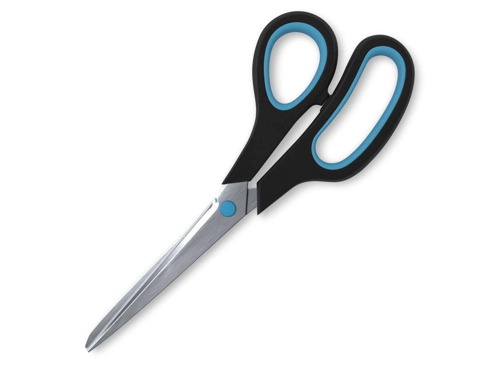 Scissors pair of 3D model_5