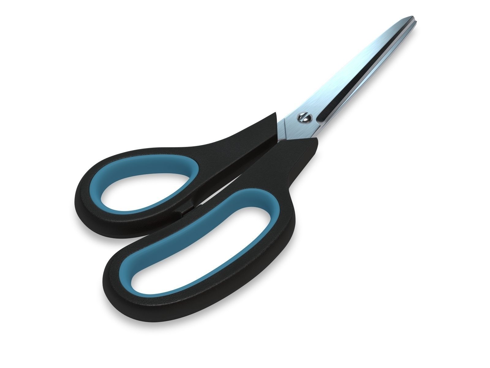 Scissors pair of 3D model_1