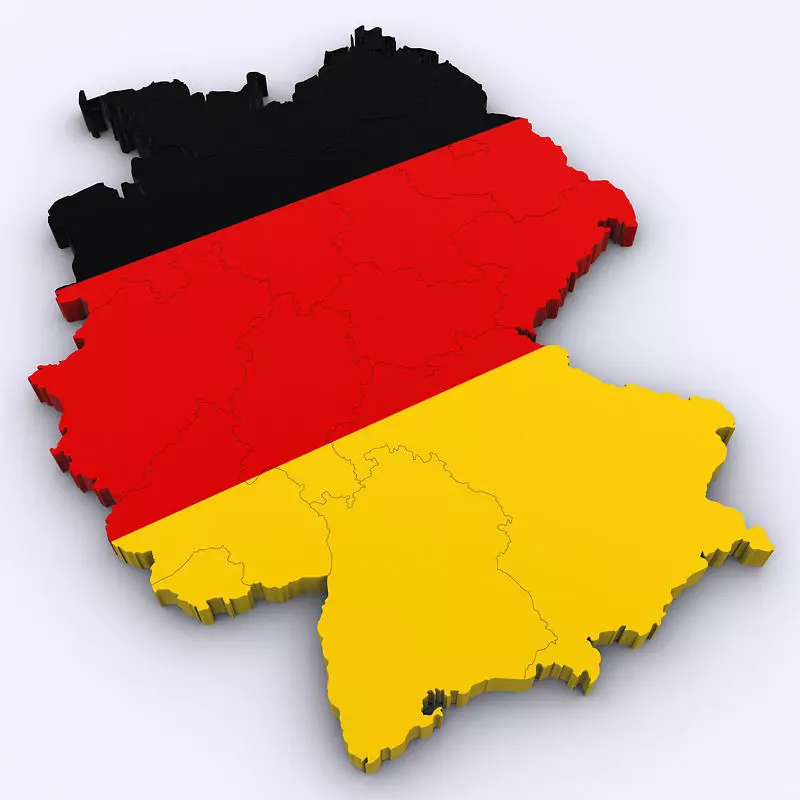 Map of Germany 3D model_0
