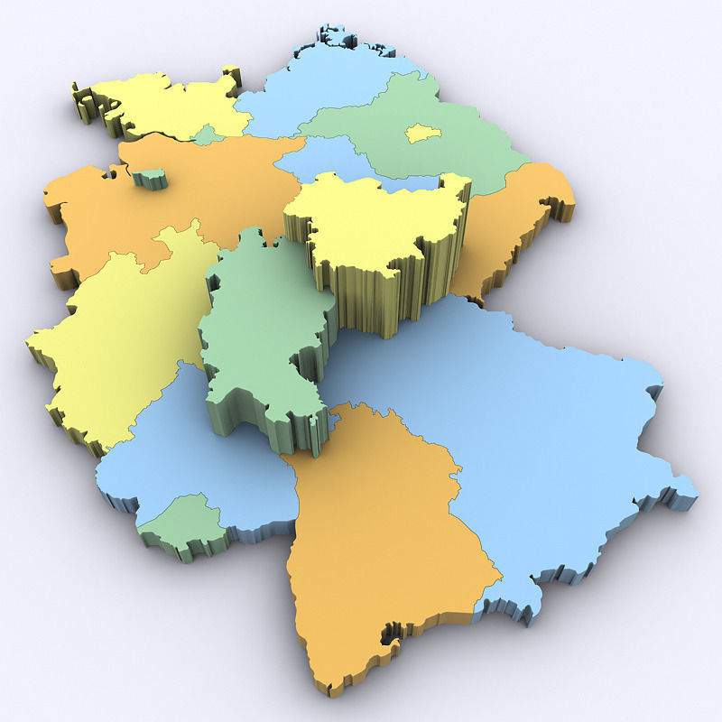 Map of Germany 3D model_3