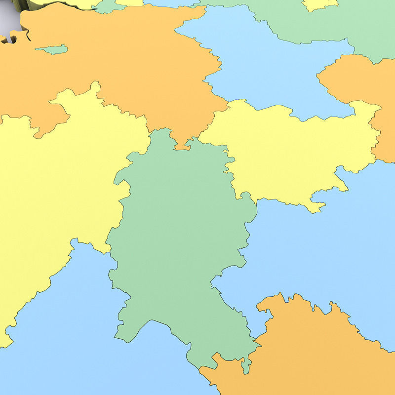 Map of Germany 3D model_4