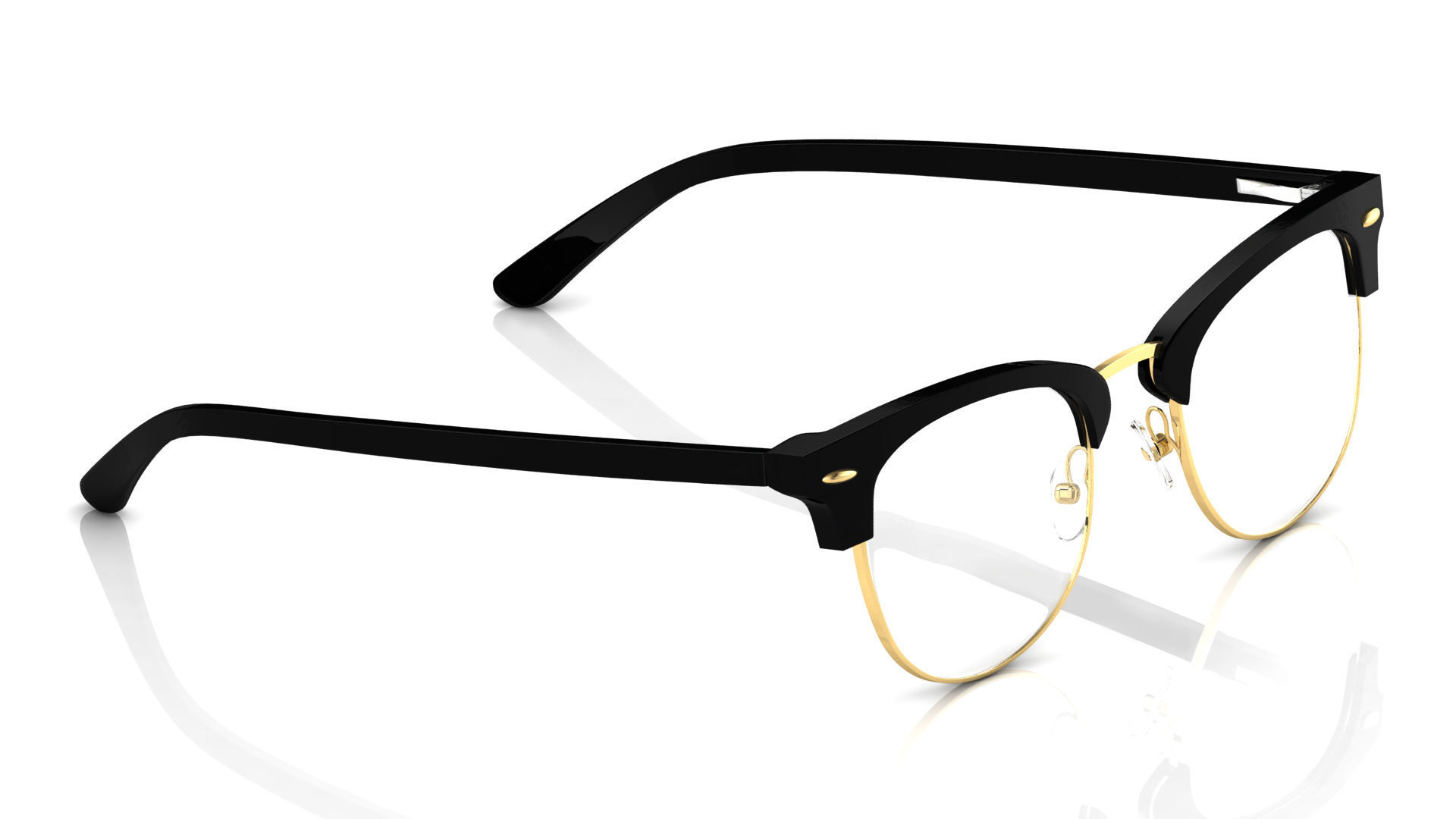 Eyeglasses for Men and Women 3D print model_3