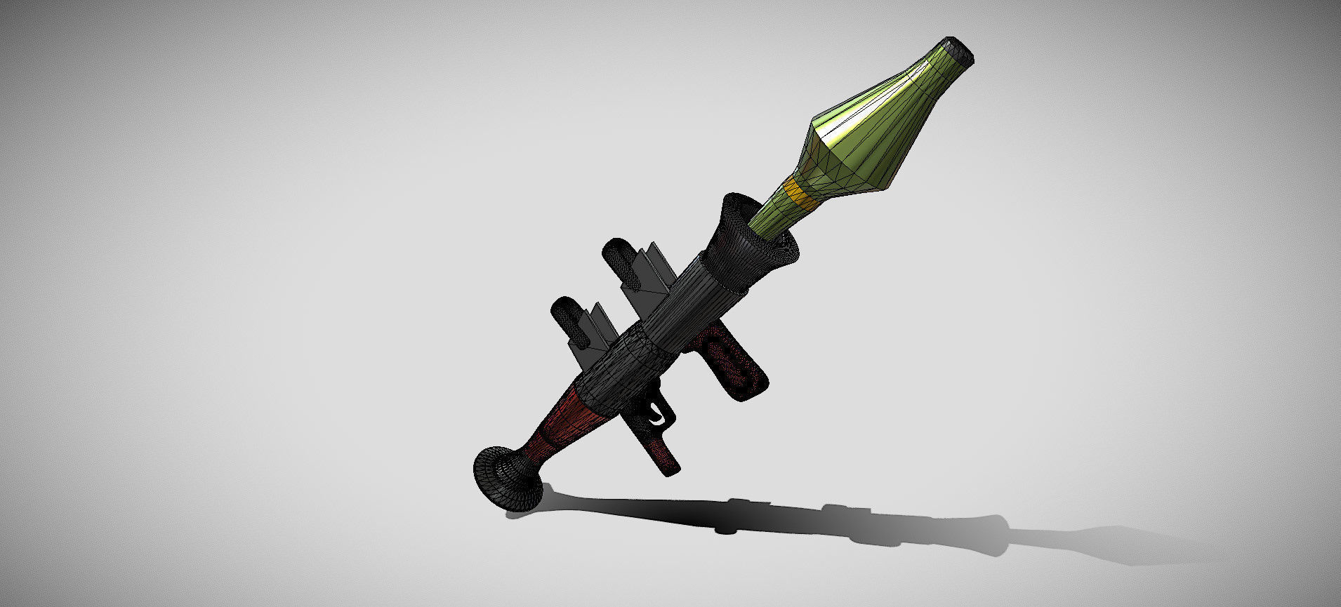 Fortnite RPG Launcher 3D model_77