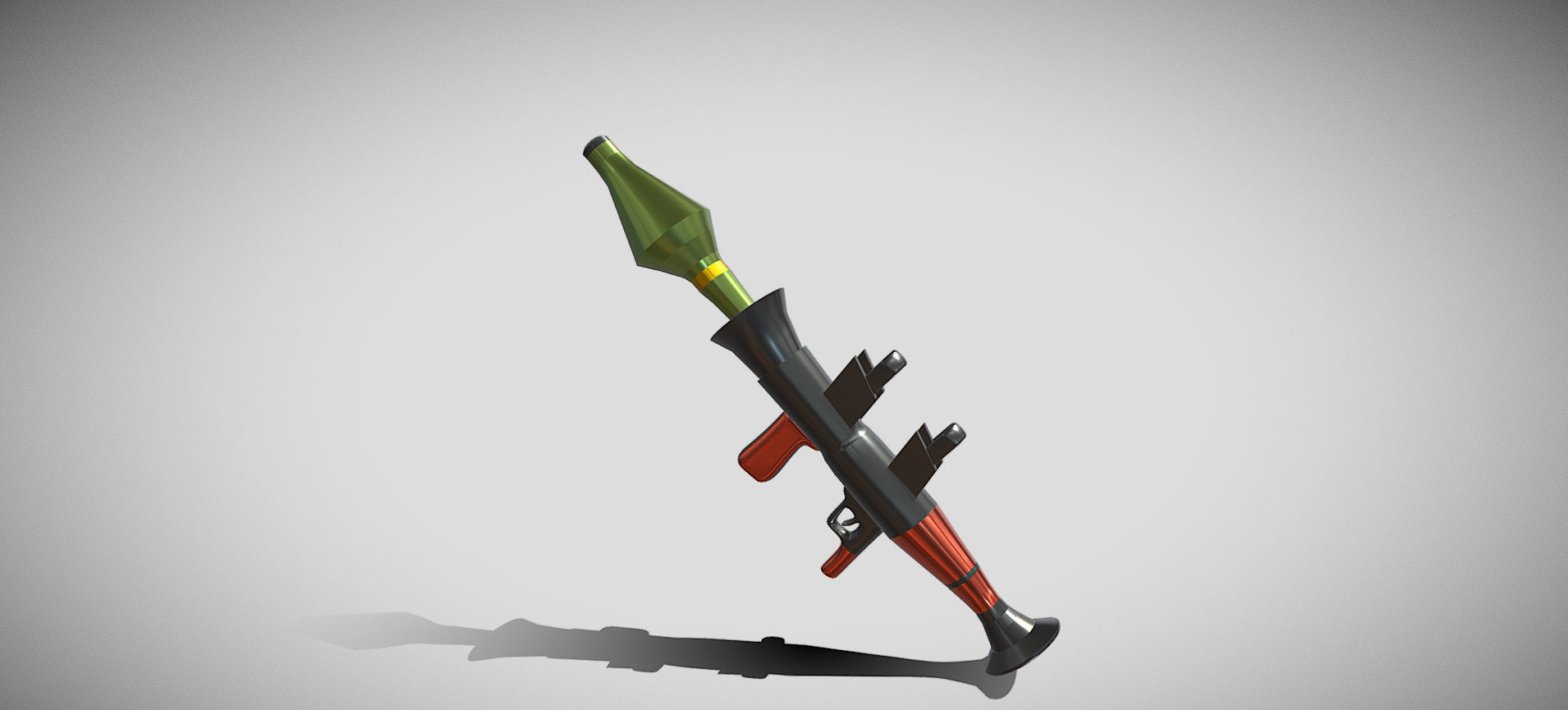 Fortnite RPG Launcher 3D model_7